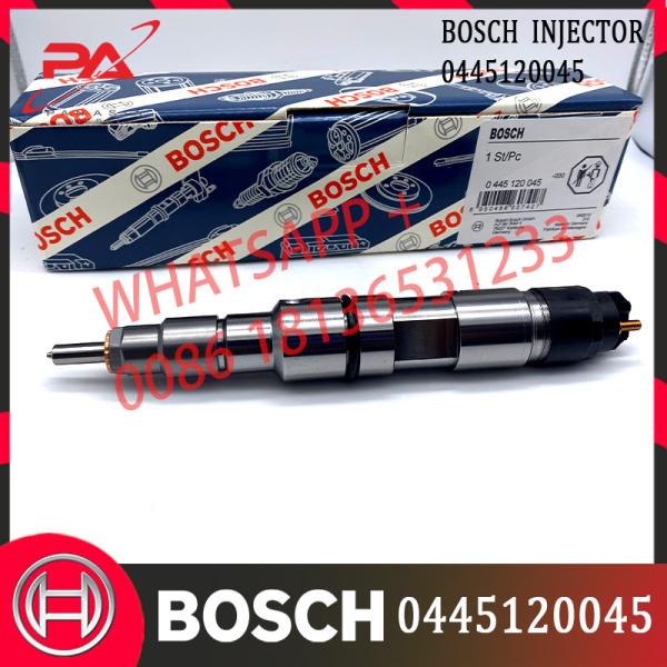 Buy 0445120045 Nozzle DLLA154P1418 Diesel Fuel Injector 0986435558 For MAN 51101006024 51101006044 at wholesale prices