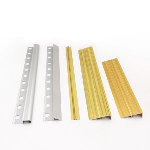 Anodised Aluminum Tile Trim 1mm Thickness Triangle Alu 6063 Material