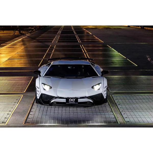 For Lamborghini Aventador LP700 Carbon Fiber Body Kit LP700 Upgraded LB-style Side Skirt Spoiler Wheel Arch