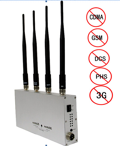 Professional Auditoriums Cell Phone Signal Jammer With Jamming Range 15m