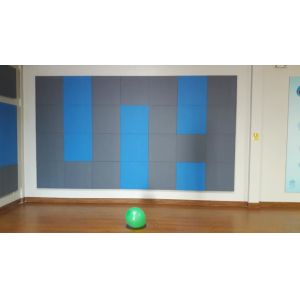 Studio Soundproofing Fabric Wrapped Acoustical Wall Panels Absorbing Fireproof