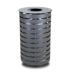China Round 50l stainless steel garbage can stand on sale