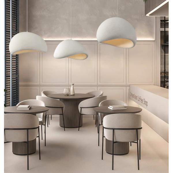 Wabi-sabi style restaurant chandelier light luxury high-end French cream style modern simple small bar table lamp Japanese dining room lamp