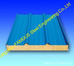 Buy Exterior Polyurethane Foam Sandwich Sheetsl For Refrigeration House at wholesale prices