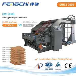 Multi Ply Cardboard To Corrugated Paper Litho Laminating Machine