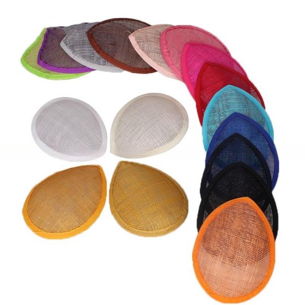 Colorful Sinamay Hat Base 15cm For Millinery Supplies Party Decoration Event Party