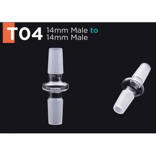 Hand Blown Glass Bongs Accessories Glass Adapter For Oil Rigs Bongs