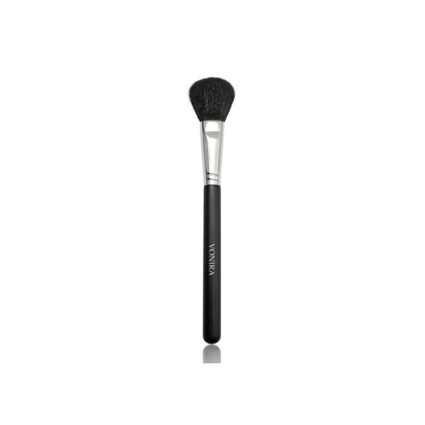 Custom Private Label Cheek Makeup Brush With High Quality Natural Black Goat