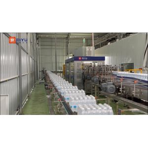48000BPH Purified Mineral Bottle Water Packaging Machine PET plastic