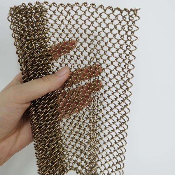 Durable Architectural Woven Wire Mesh Innovative Acoustic Baffle Curtains And