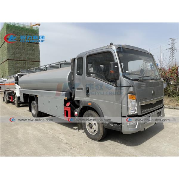 Buy RHD Howo 8000L 10000L Diesel Tanker Truck With Censtar Dispenser at wholesale prices