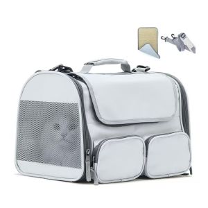 Polyester Lining Self-lock Zippers Cat Small Dog Carriers-Suitcase Set for