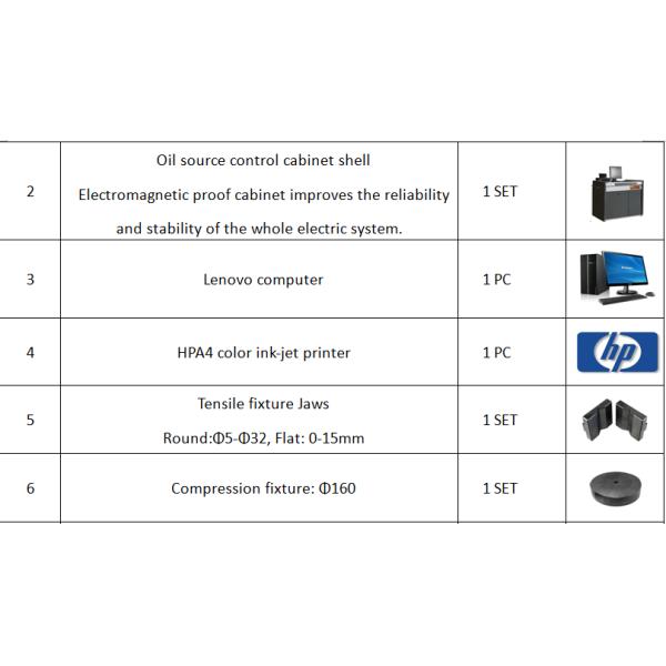 300kN 600KN 1000KN 2000KN Universal Tensile Testing Machine Great Performance