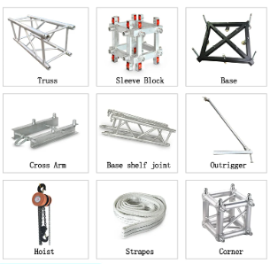 Aluminum Stage Lighting Trusses , Easy To Install Outdoor Performance Aluminum Trusses