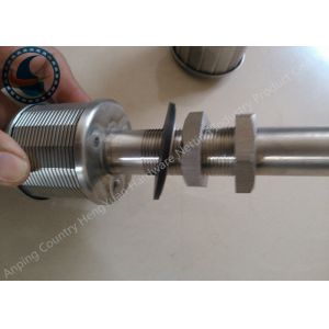 High Temperature Resistance Sand Filter Nozzle With Vertical Slots Custom Design