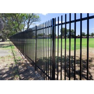 POWDER coated tubular fence panels Hercules Security Fence panels