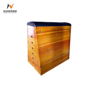 7 Sections Vaulting Box Gymnastic Wooden Equipment Improve Your Gymnastic