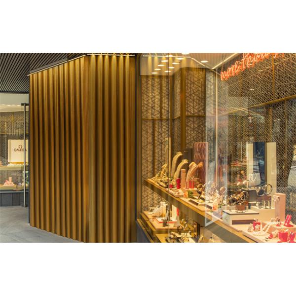 Chrome Finished Decorative Wire Grille Steel Mesh Fabric