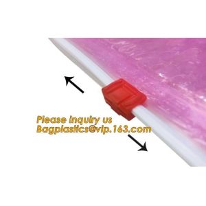 Pink Shiny Black Cosmetic Zipper Bubble Bag Slider Padded Pouch,Customized Slider Bubble Bag, OEM Factory Price With Cus