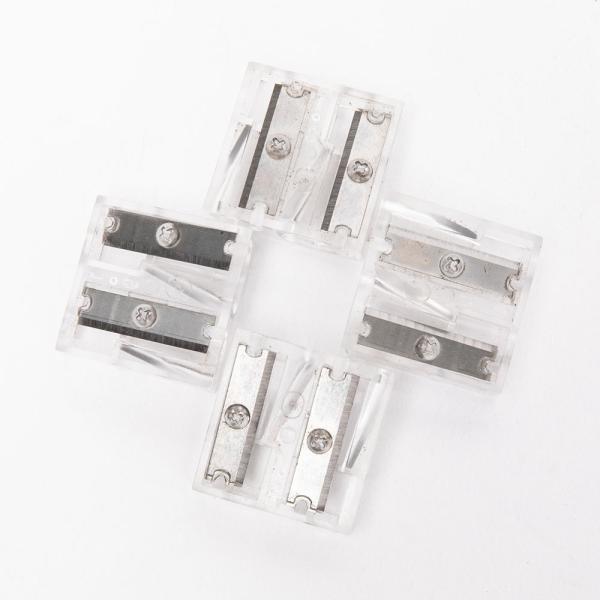 Buy Basic Plastic Child Safe Pencil Sharpener 8mm Hole at wholesale prices