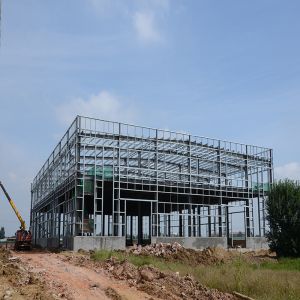 Structural Steel Frame Office Building Construction Industrial Prefabricated