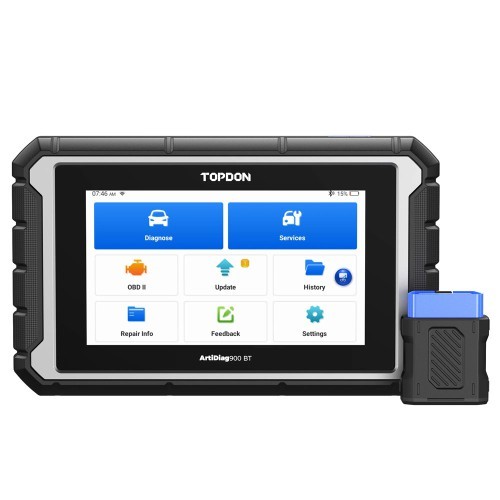 2025 TOPDON ArtiDiag AD900BT Diagnostic Tool Supports ECU Coding 2 Years Free