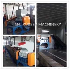 Vertical 22KW Automatic Rubber Coarse Crusher For Waste Rubber