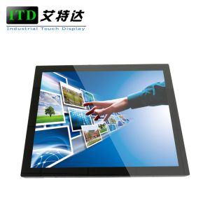 Flat Panel Industrial Grade Touch Screen Monitor 17“ Capacitive HMI Interface