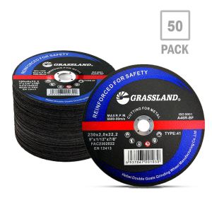 Quality Grassland 230mm 9&quot; X 1/8 X 7/8&quot; Abrasive Cutoff Wheel For Grinder for sale