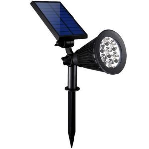 Aluminum Led RGB Solar Spotlight IP65 DC 24V Remote Control