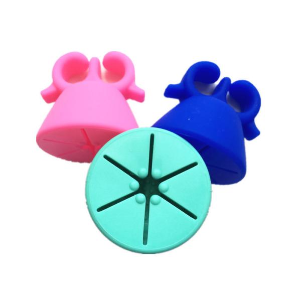 Colorful Hand Free Silicine Nail Oil Bottle Holder Logo customized