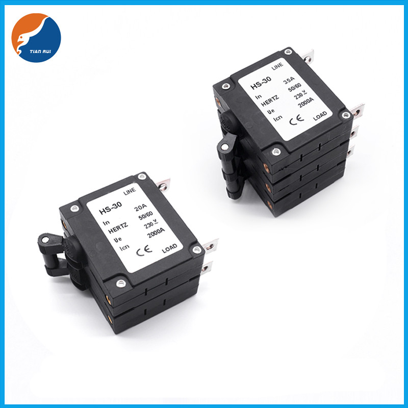 Quality HD Series Electromagnetic Overload Protector Hydromagnetic Hydraulic Magnetic Circuit Breaker 32V 48V 60V 80V DC for sale