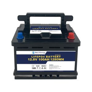 Bluetooth Bely Deep Cycle Rechargeable 12V 100AH Battery For RV Golf Carts