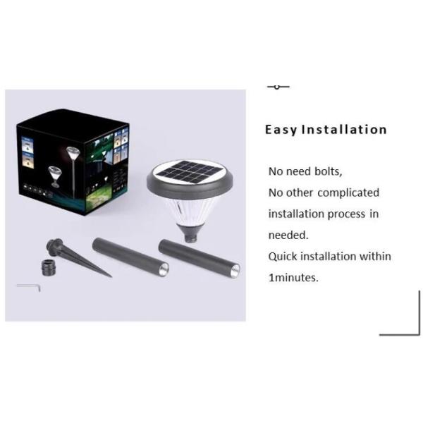 Hot Selling Decoration Waterproof Outdoor Led Solar Lights Lawn Spotlighting Spike Garden Light