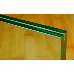 China PVB Flat Tempered Laminated Glass with Colors Green/Gray/Bronze on sale