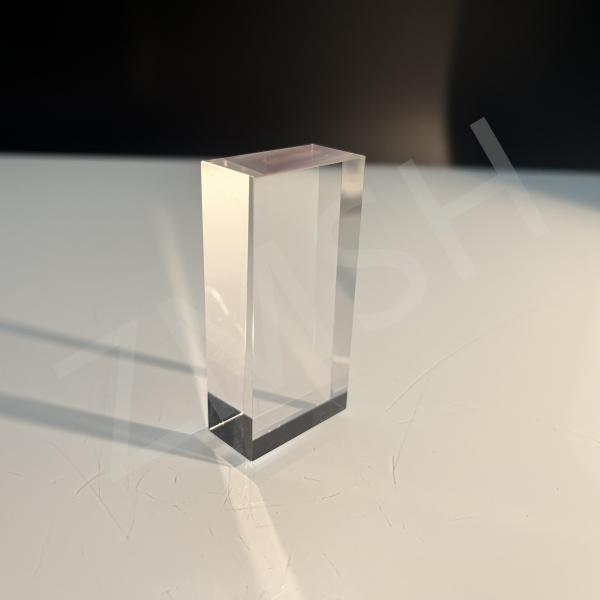 Sapphire Prism Al2O3 Kyropoulos Method ​Laser & Optical Communication Customizab