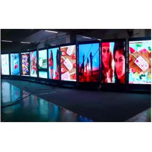P3 Indoor Outdoor Floor Standing Smart Led Poster Display HD 1080P Totem