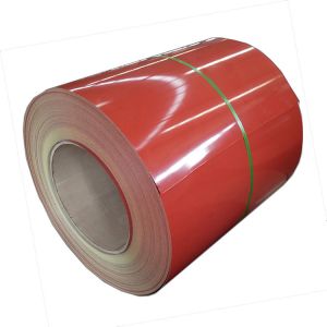 1000-1500mm PPGI Prepainted Galvanized Steel Coils Red Color Coated