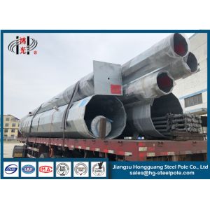 Transmission Standard NEA 110KV Steel Power Pole