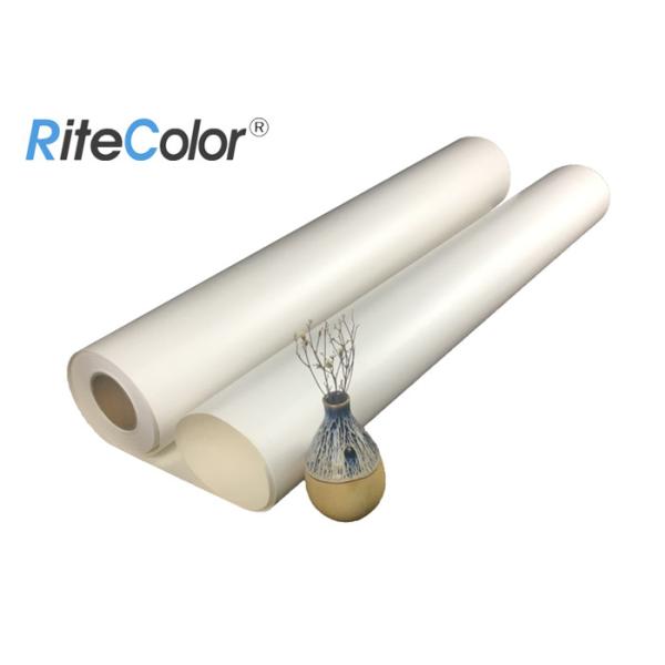 Buy Waterproof Glossy Poly Cotton Canvas Roll For Eco Solvent Printing at wholesale prices