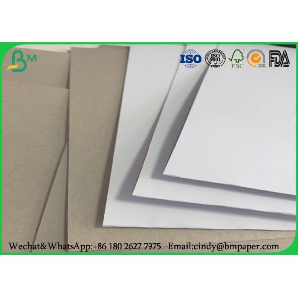 700 * 1000mm Grey Back Duplex Board , 300gsm 350gsm Coated Duplex Paper Board