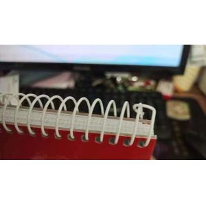 NB-420 Automatic Notebook Metal Single Coil Spiral Forming And Binding Machine