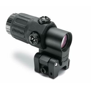 Airsoft Red Dot Reflex Sight Matt Black G33 3X Magnifier Sight QD Side