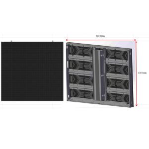 P3.91 Outdoor LED Display Screen 7000cd Brightness IP65 Waterproof