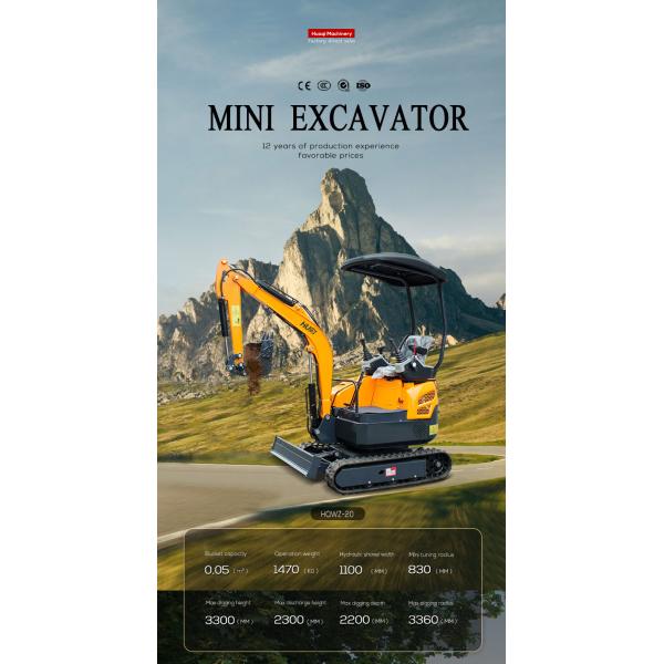 China Offers Discount Price on Cheap Mini EPA Compliant Excavator for Sale in USA