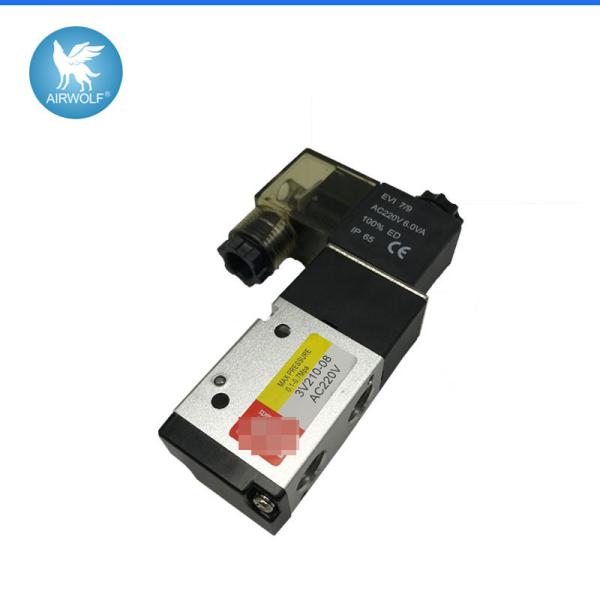 Buy 3V210-08 1/4" Port 3/2 Way Pneumatic Air Solenoid Valve at wholesale prices
