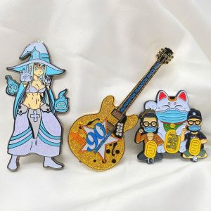 Casting Cartoon Custom Gold Lapel Pins Metal Enamel Pins