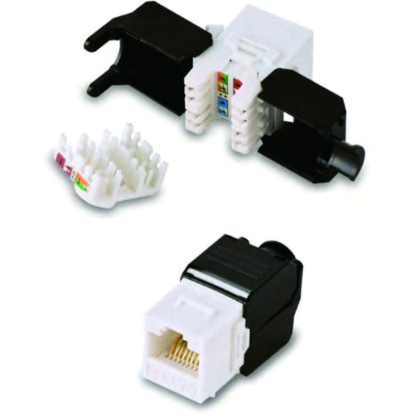 Toolless UTP keystone jack