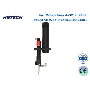 China Made Feed Screw Rotating Tip Collar Option For Curved/Oval Tips Solder Paste Screw Valve on sale