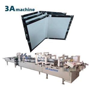 CQT-800BS Automatic Book Cover Side Pasting Machine Folding and Gluing Box